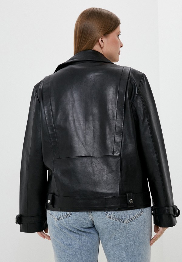 фото Куртка кожаная снежная королева