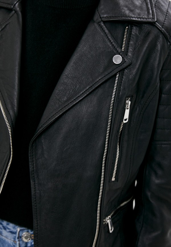 фото Куртка кожаная снежная королева