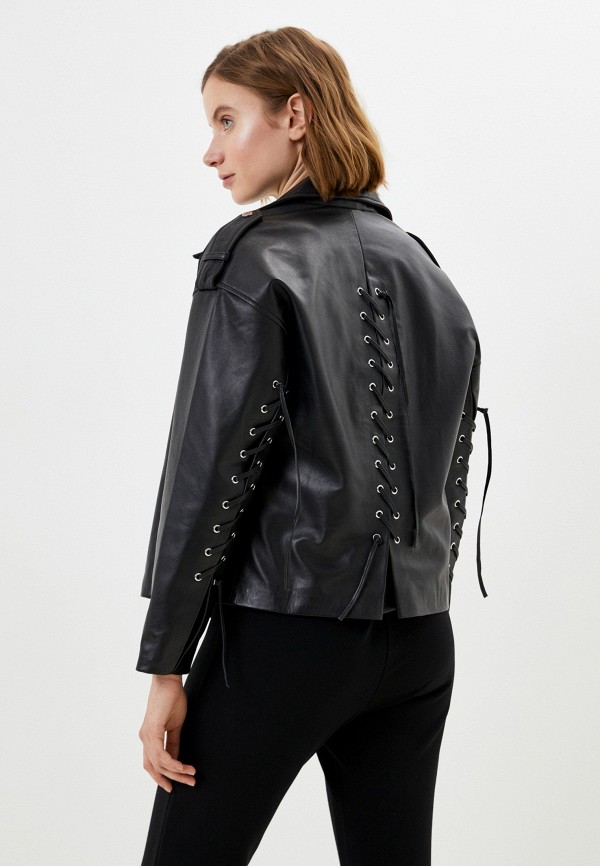 фото Куртка кожаная снежная королева