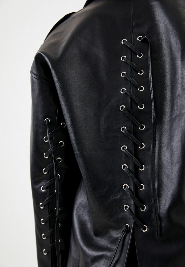 фото Куртка кожаная снежная королева