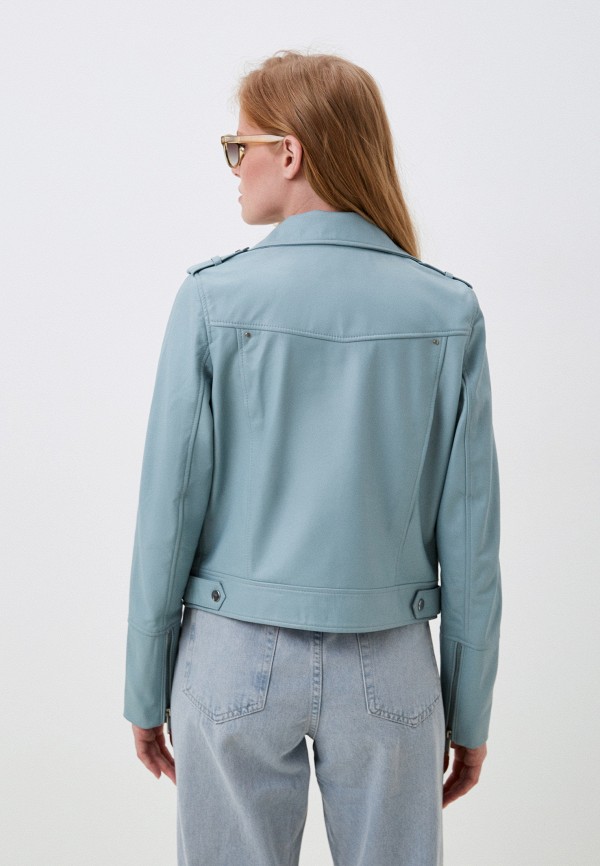 фото Куртка кожаная снежная королева