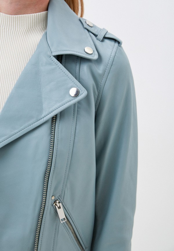 фото Куртка кожаная снежная королева