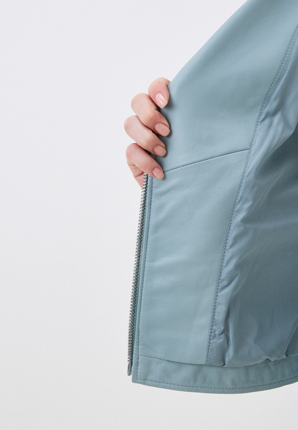 фото Куртка кожаная снежная королева