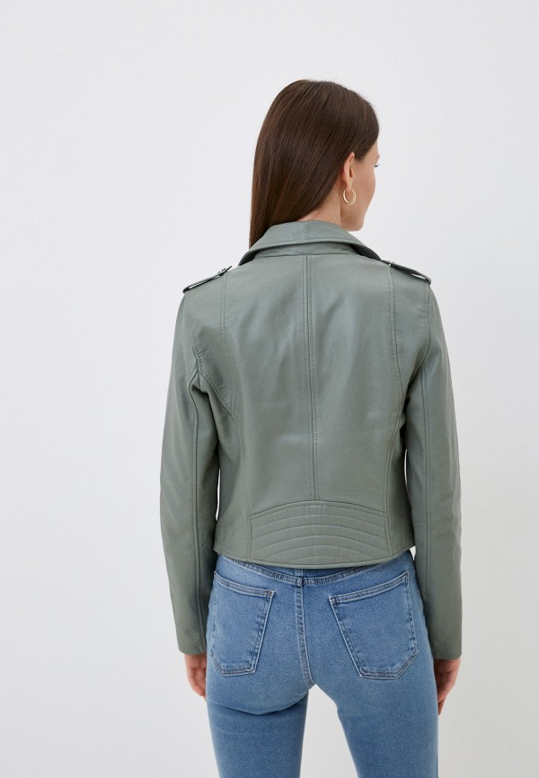 фото Куртка кожаная снежная королева