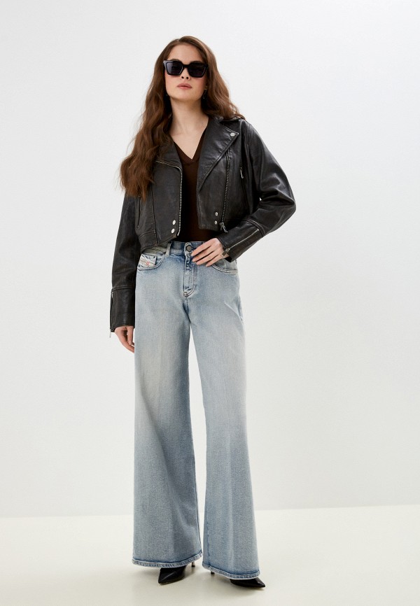 фото Куртка кожаная снежная королева