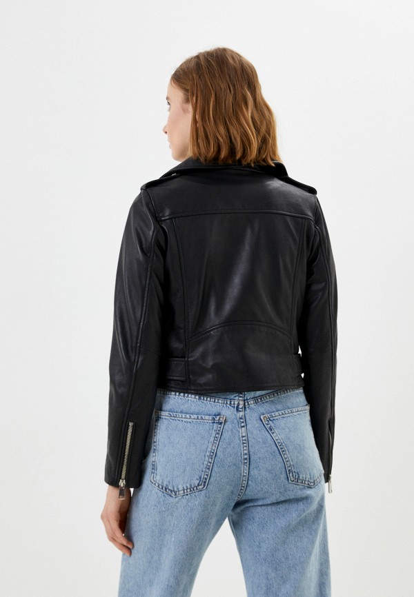 фото Куртка кожаная снежная королева