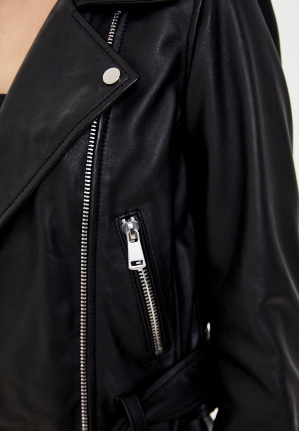 фото Куртка кожаная снежная королева