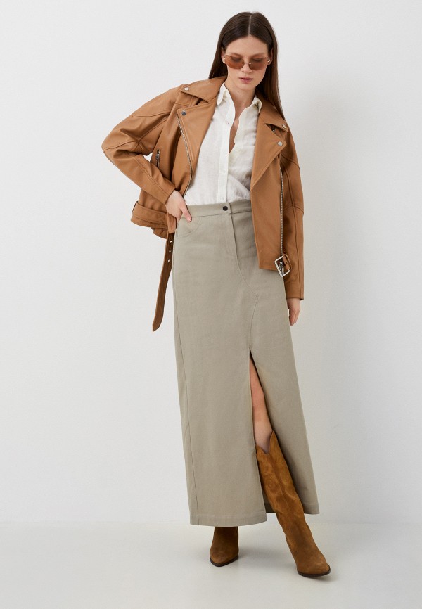 фото Куртка кожаная снежная королева