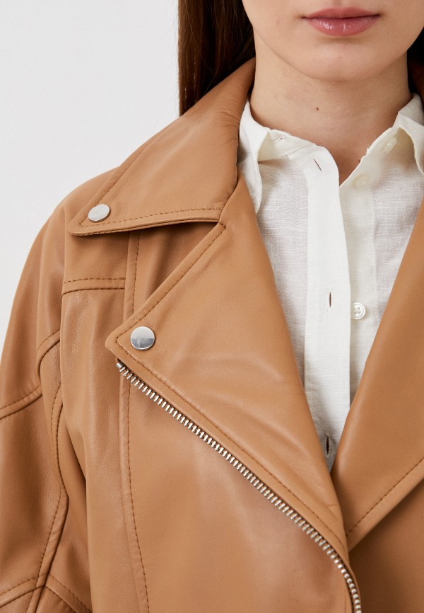 фото Куртка кожаная снежная королева