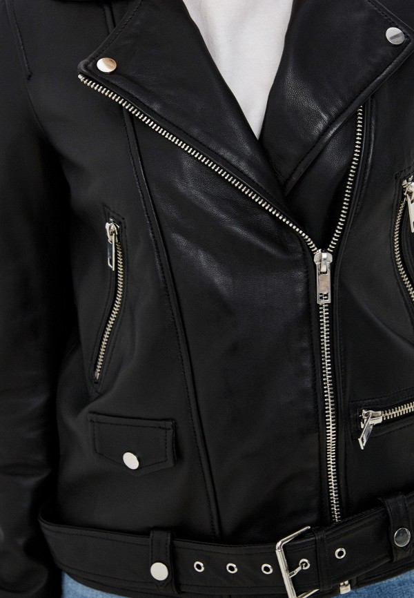 фото Куртка кожаная снежная королева