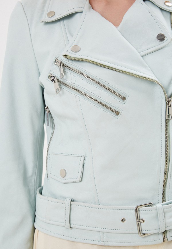 фото Куртка кожаная снежная королева