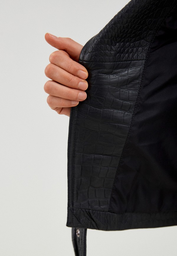 фото Куртка кожаная снежная королева