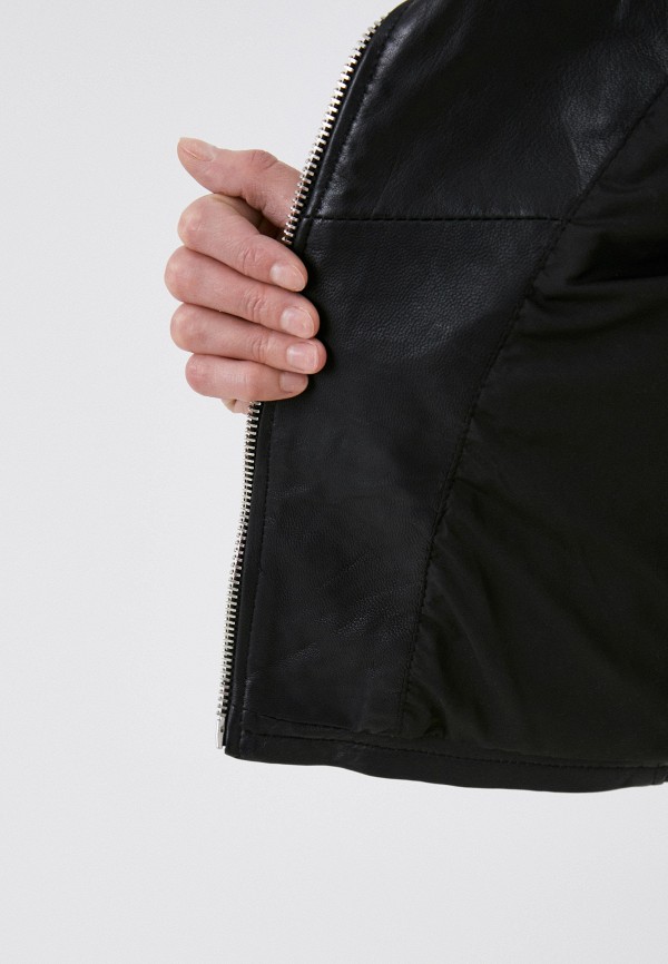 фото Куртка кожаная снежная королева