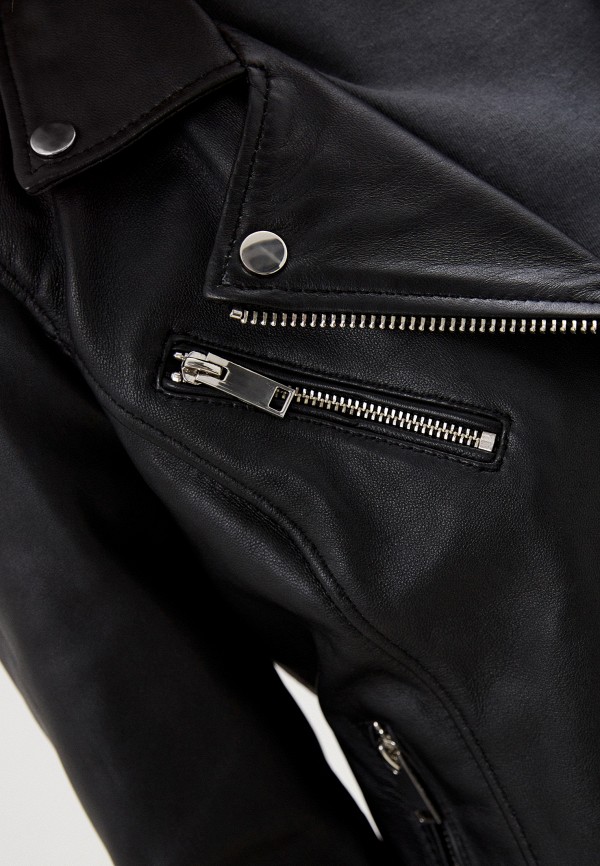 фото Куртка кожаная снежная королева