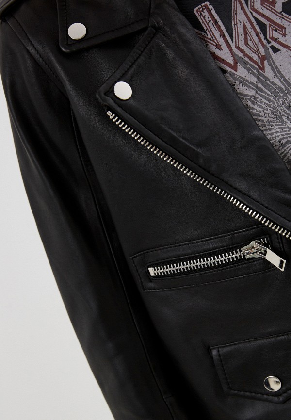 фото Куртка кожаная снежная королева