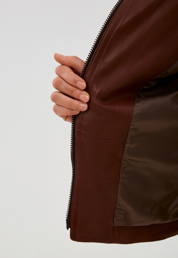 фото Куртка кожаная снежная королева