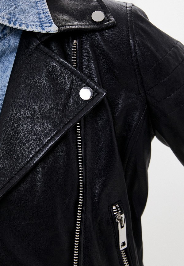 фото Куртка кожаная снежная королева