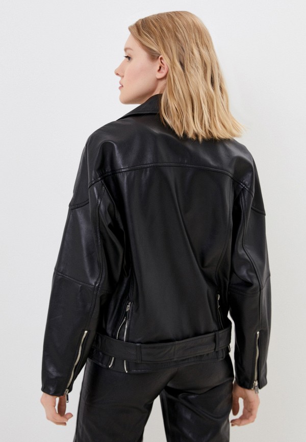 фото Куртка кожаная снежная королева