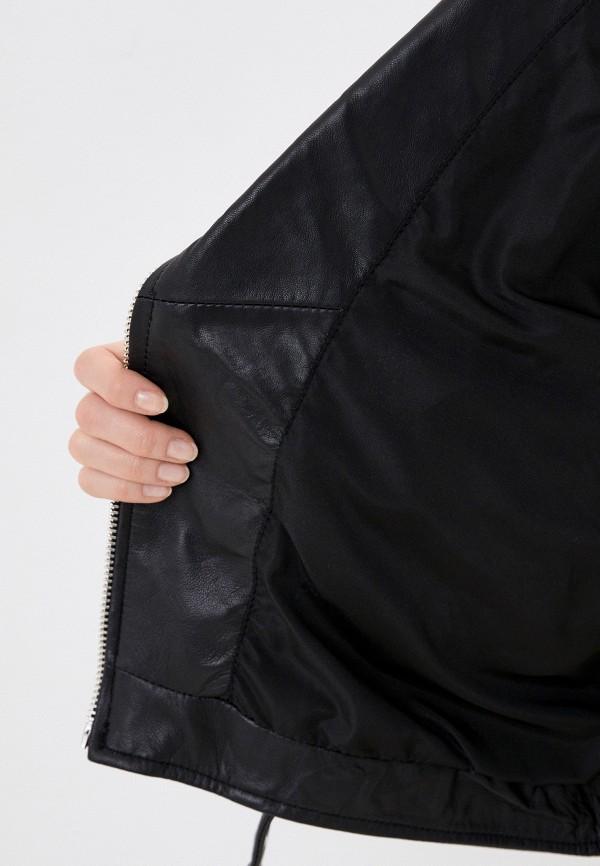 фото Куртка кожаная снежная королева