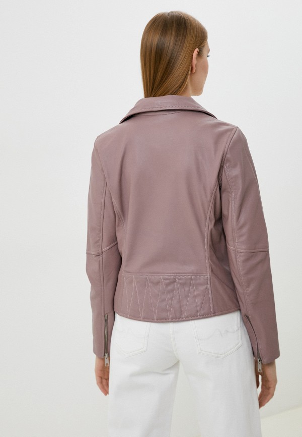 фото Куртка кожаная снежная королева