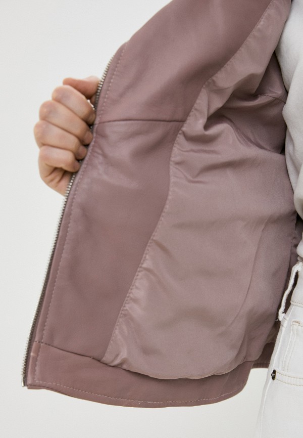 фото Куртка кожаная снежная королева