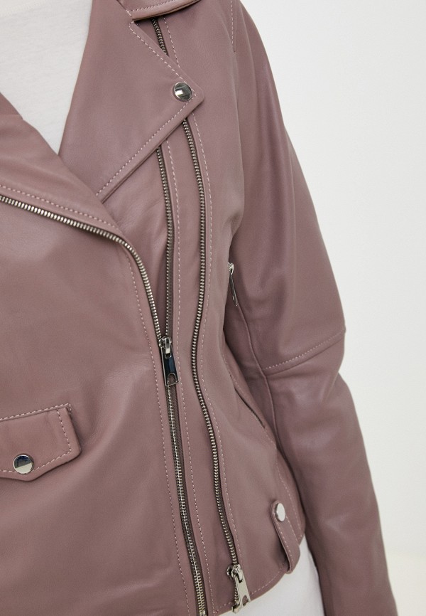 фото Куртка кожаная снежная королева