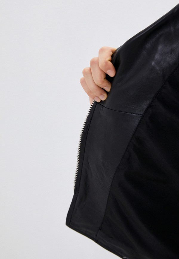 фото Куртка кожаная снежная королева