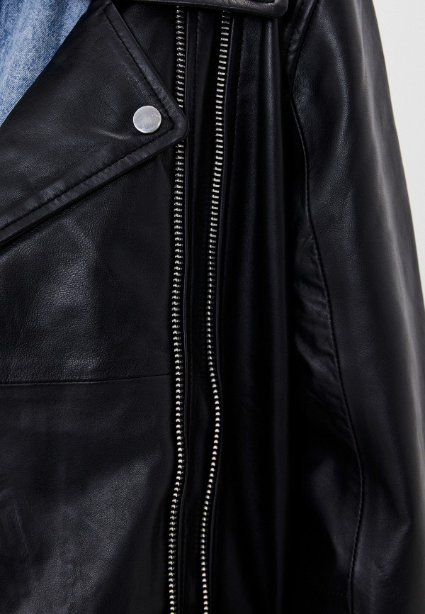 фото Куртка кожаная снежная королева