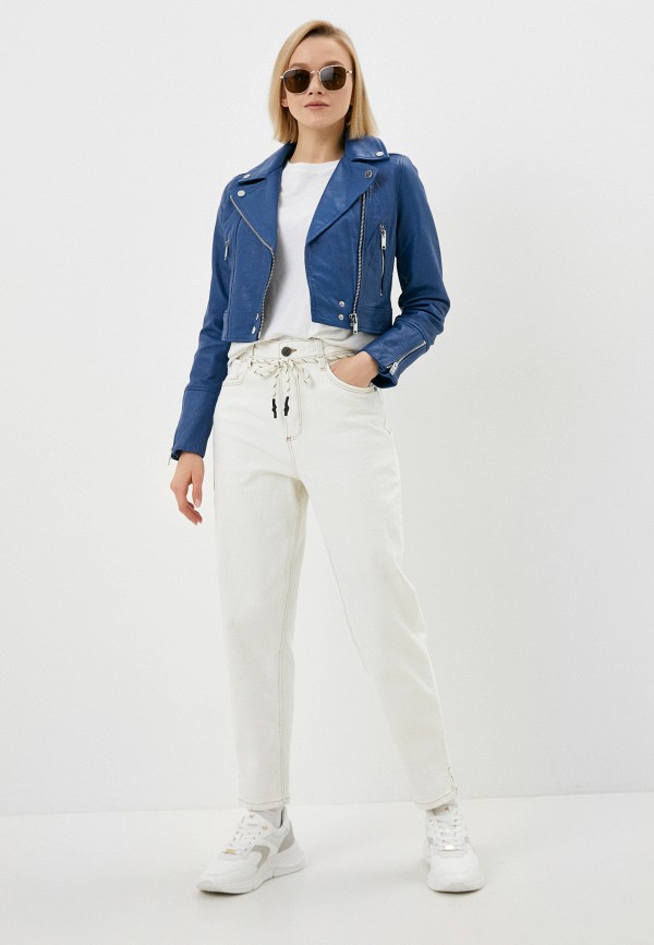 фото Куртка кожаная снежная королева