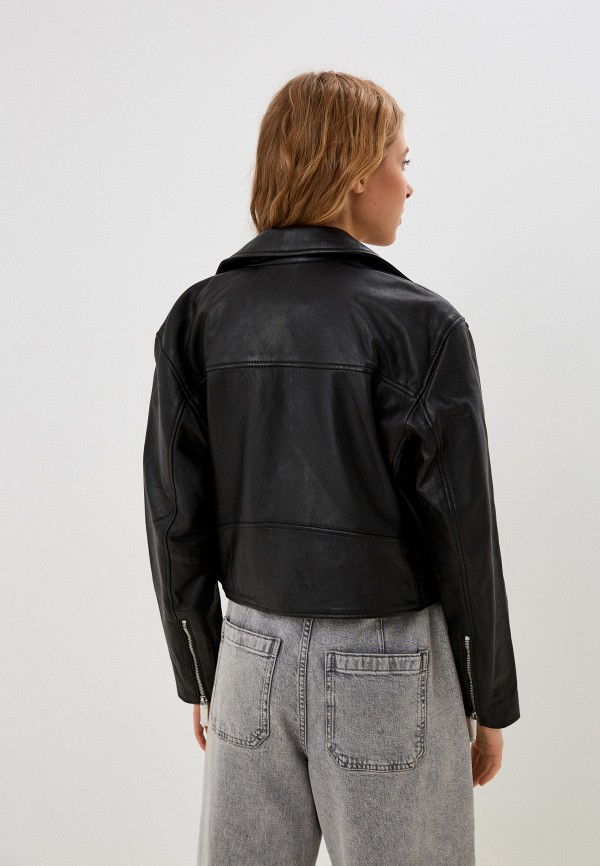 фото Куртка кожаная снежная королева