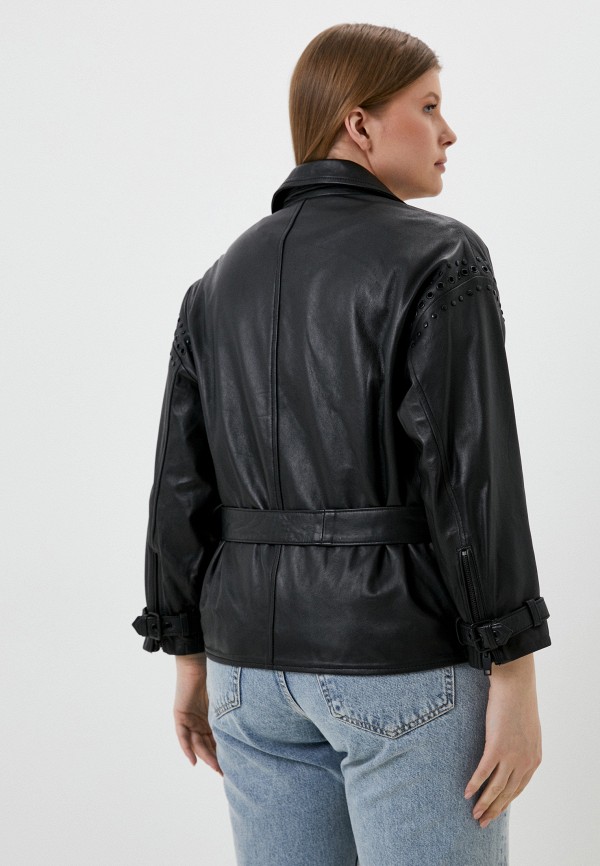 фото Куртка кожаная снежная королева