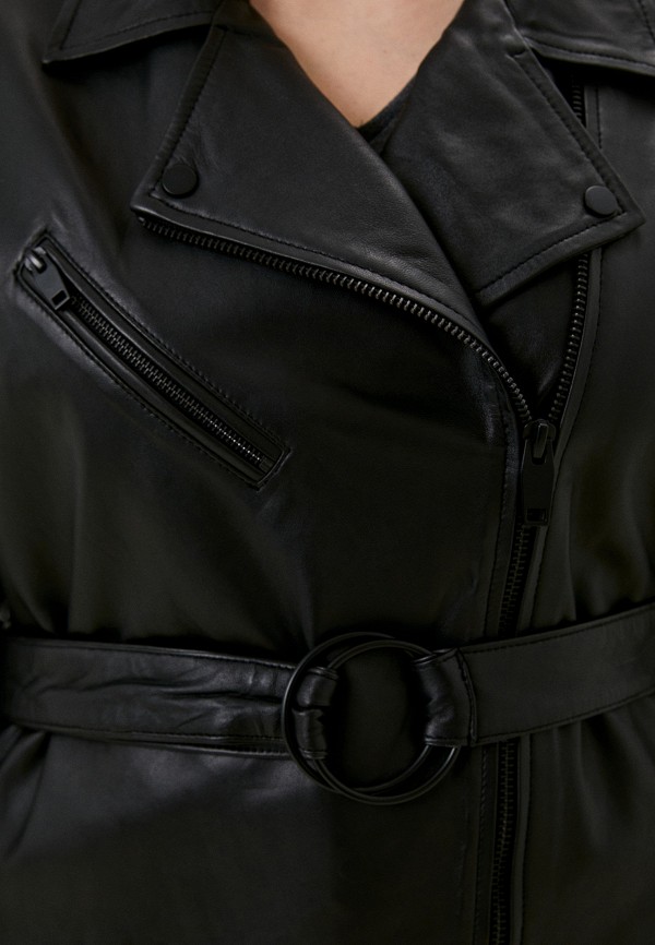 фото Куртка кожаная снежная королева