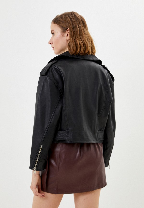 фото Куртка кожаная снежная королева