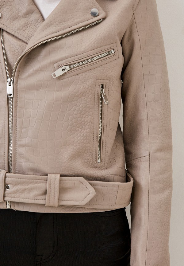 фото Куртка кожаная снежная королева