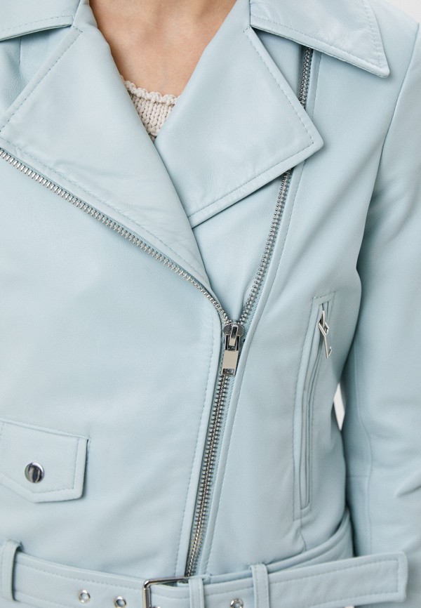 фото Куртка кожаная снежная королева