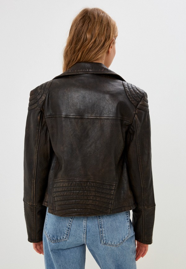 фото Куртка кожаная снежная королева