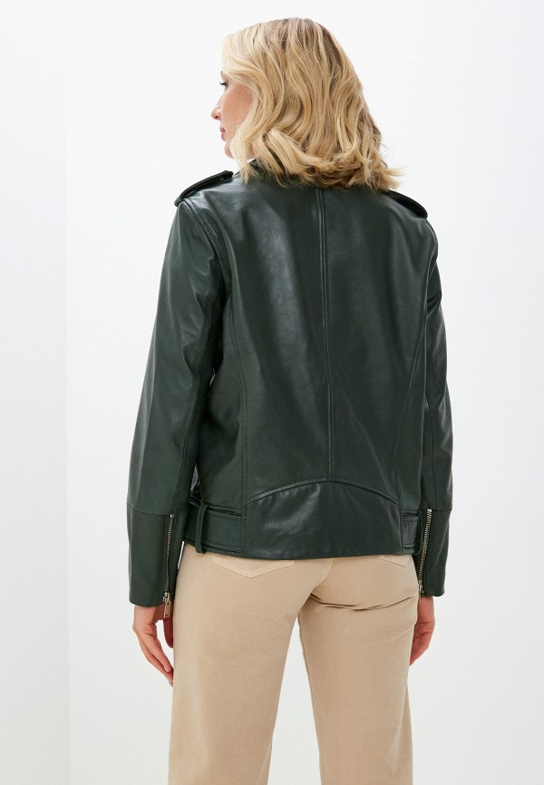 фото Куртка кожаная снежная королева