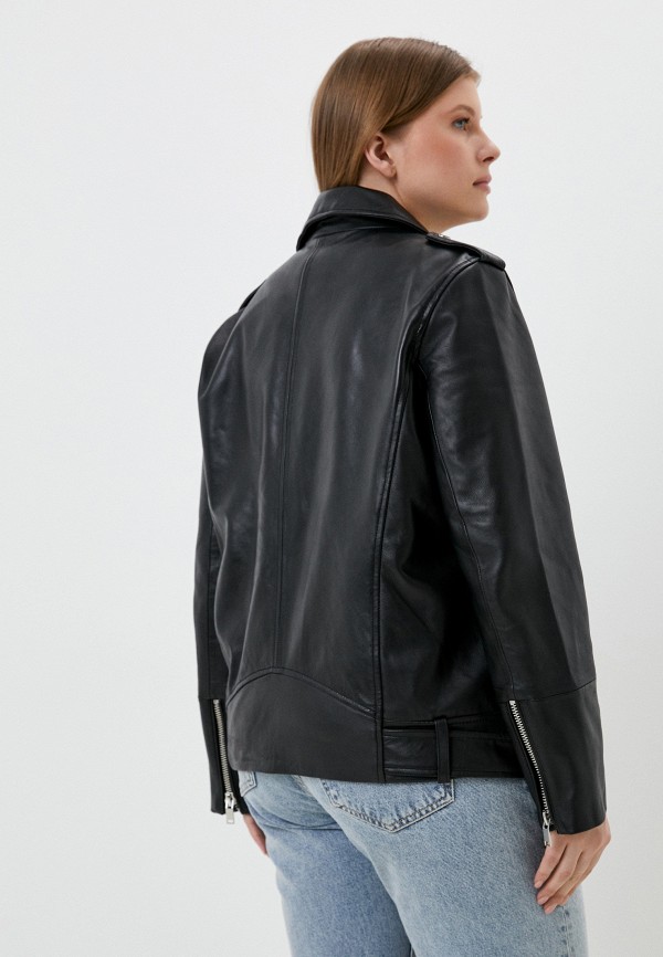 фото Куртка кожаная снежная королева