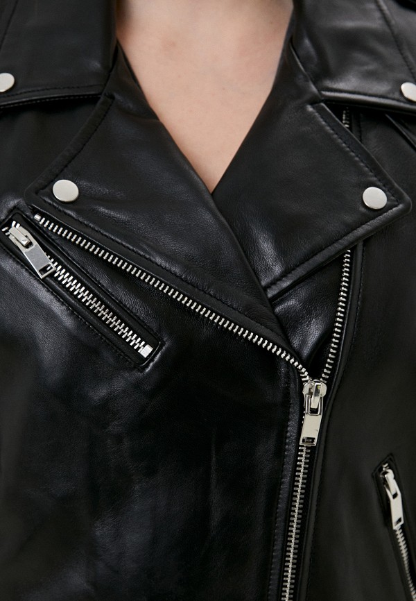 фото Куртка кожаная снежная королева