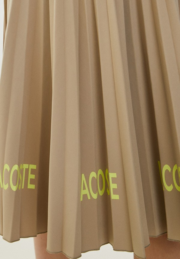 Юбка Lacoste бежевый, размер 40, фото 4