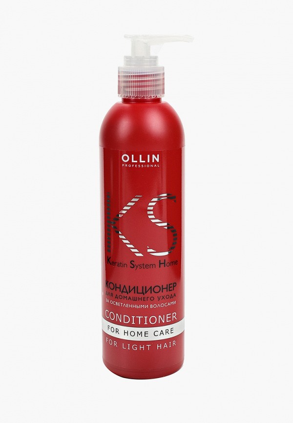 

Кондиционер для волос Ollin, Прозрачный, KERATIN SYSTEM HOME для домашнего ухода OLLIN PROFESSIONAL для осветленных волос 250 мл