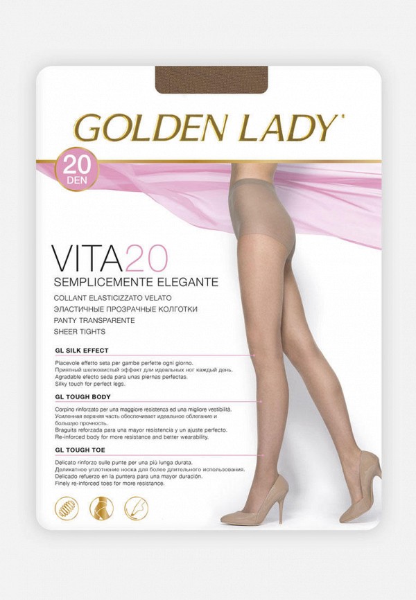 

Колготки Golden Lady, Бежевый, VITA 20 DEN