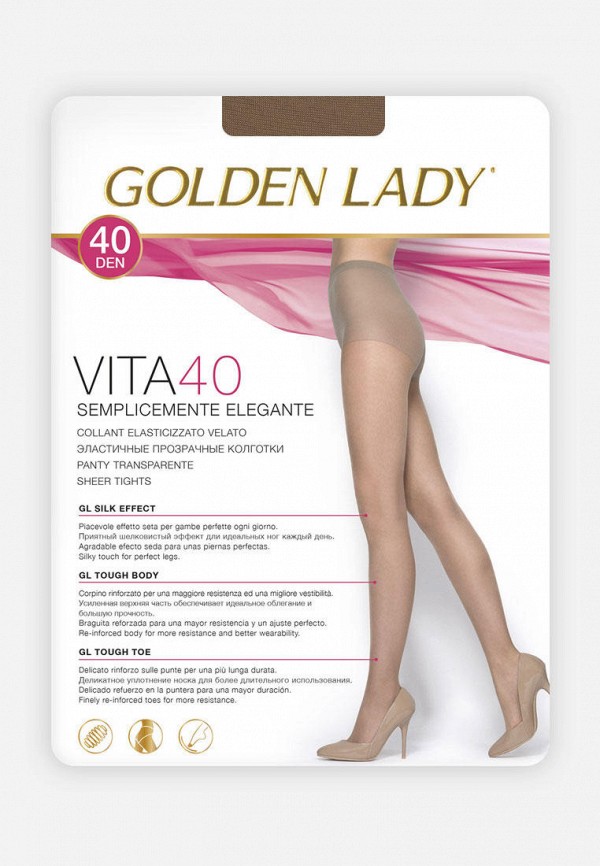 

Колготки Golden Lady, Бежевый, VITA 40 DEN