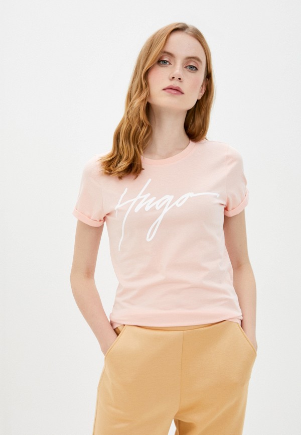 

Футболка Hugo, Розовый, The Slim Tee1