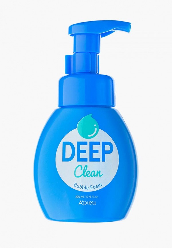 

Пенка для умывания Apieu, Белый, Deep Clean Bubble, 200 мл