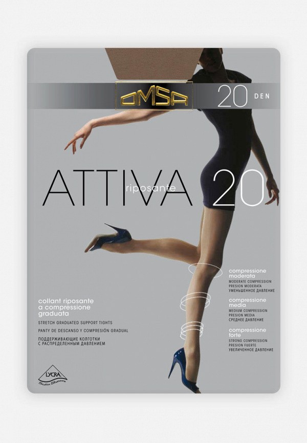 

Колготки Omsa, Бежевый, ATTIVA 20 DEN