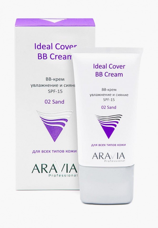 

BB-Крем Aravia Professional, Бежевый, увлажняющий SPF-15 Ideal Cover, тон 02, 50 мл