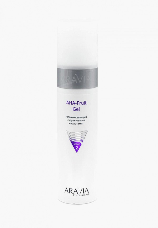 

Гель для лица Aravia Professional, Белый, очищающий с фруктовыми кислотами AHA - Fruit Gel, 250 мл