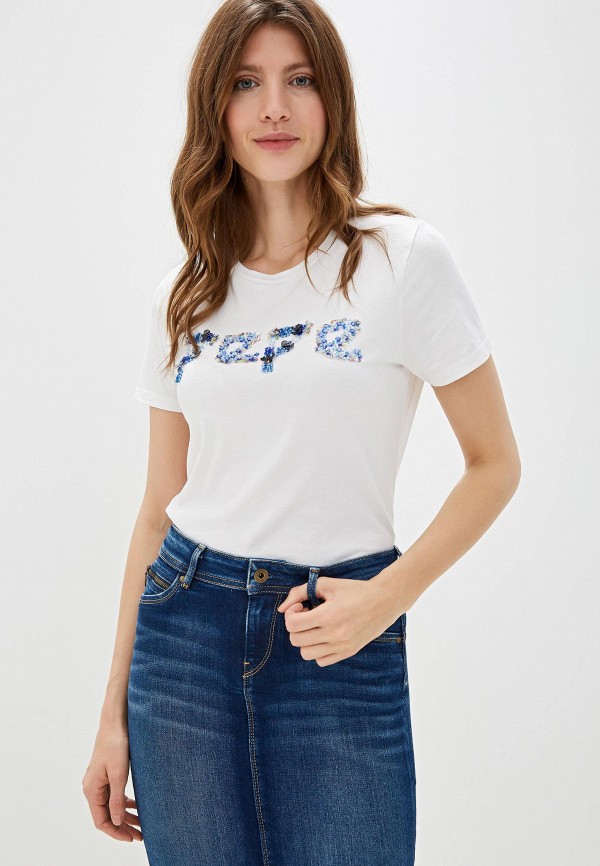 

Футболка Pepe Jeans, Белый, Pepe Jeans MP002XW0QM2E
