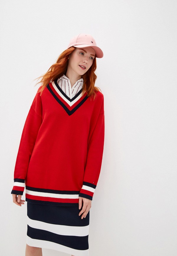 

Пуловер Tommy Hilfiger, Красный, Tommy Hilfiger MP002XW0QM3O